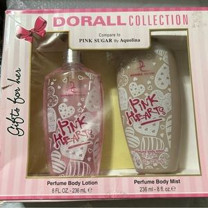 Pink Sugar by Aquolina women's boutique 2 pc Gift Set by DORALL COLLECTION mist